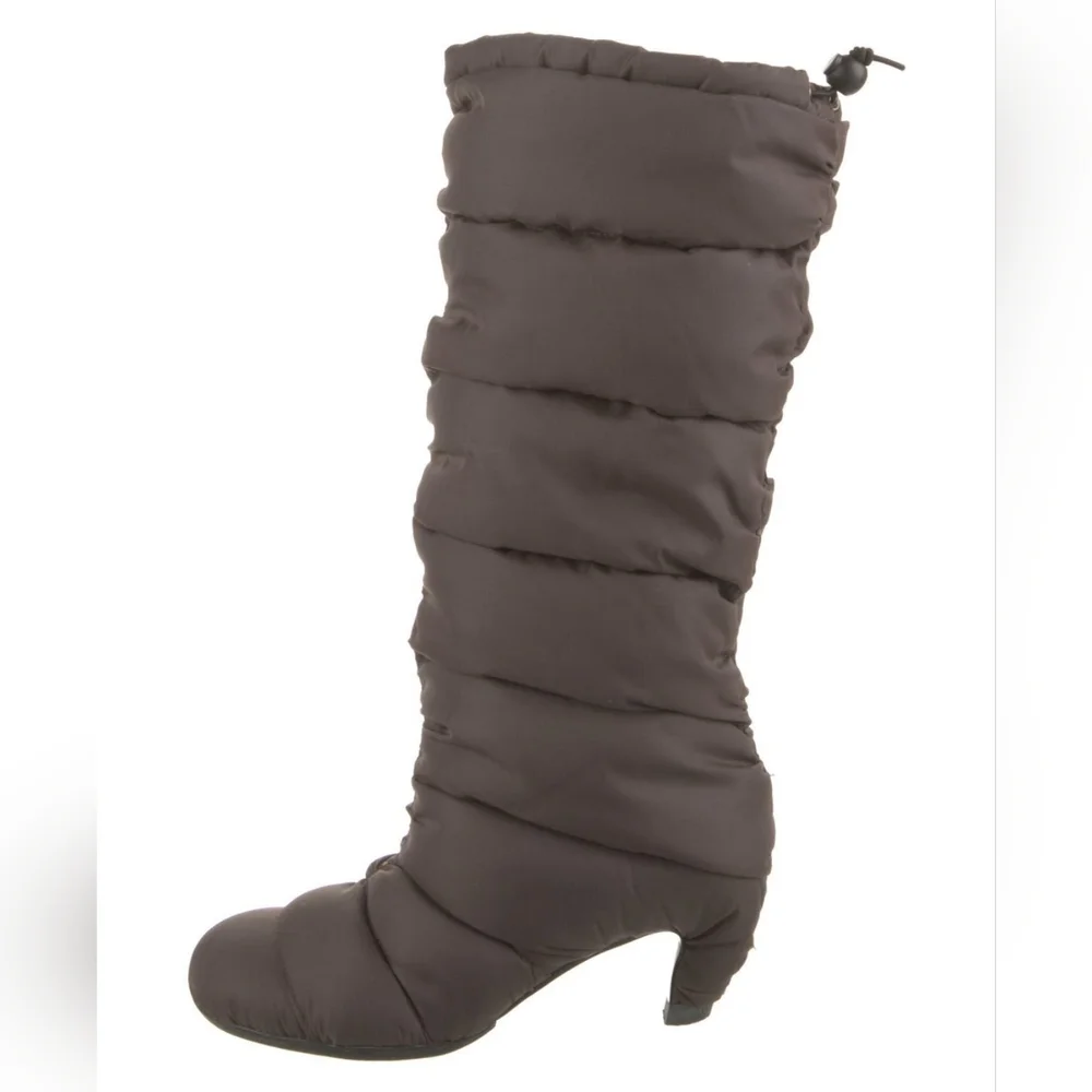 United Nude Nylon Mid-Calf Boots, Size 36, Brown